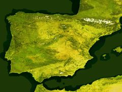 Satellite Image of Spain In January 2004 (resaltado)