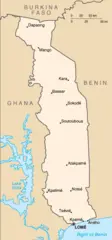 Togo Cia Wfb Map (2004)