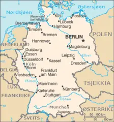 Tyskland Kart