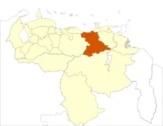 Venezuela Anzoategui State Location