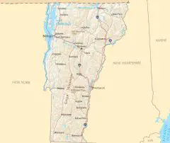 Vermont Reference Map