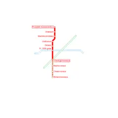 Yekaterinburg Metro Map